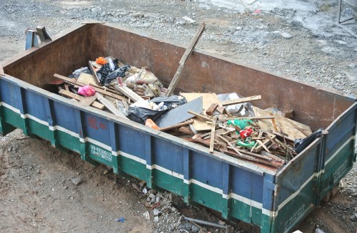 Residents disposing of waste in Kingston